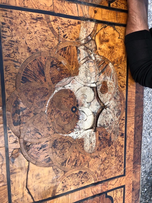 Chantier 10, pièce restaurée à l'atelier du Gavot