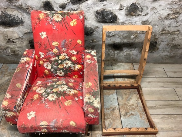Chantier 11, pièce restaurée à l'atelier du Gavot