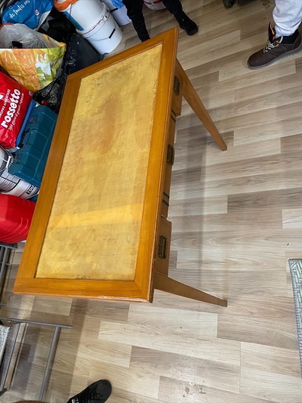 Chantier 14, pièce restaurée à l'atelier du Gavot